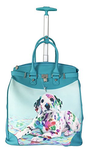 Trendy Flyer Computer/Laptop Rolling Bag 2 Wheel Dog / Animal