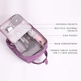 Doughnut Macaroon Mini Ribbon Series 7L Travel School Ladies College Girls Lightweight Casual Daypacks Bag Small Backpack (Lake)