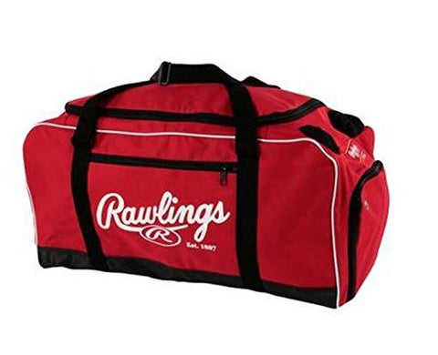 Rawlings Covert Baseball Duffel Bag Scarlet