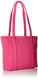 Vera Bradley Iconic Small Vera Tote, Microfiber, Rose Petal