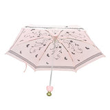 FakeFace Novelty Womens Ladies Girls Perfume Vase Shaped Bottle Three Folding Umbrella Anti-UV