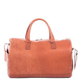 Bugatti Sartoria Top Grain Leather Sport Bag, Top Grain Leather, Cognac