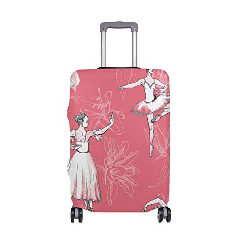 GIOVANIOR Ballerinas Ballet Girl Luggage Cover Suitcase Protector Carry On Covers