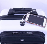 Mia Toro Mio Calcare Italy Hardside Spinner 14 Inch Companion Bag, Charcoal