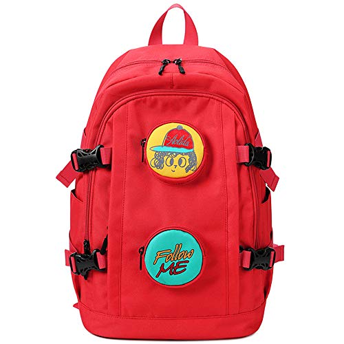 Backpack for Teen Girls,Hey Yoo Trendy Waterproof School Backpack Book bag School Bag for Girls School (red)