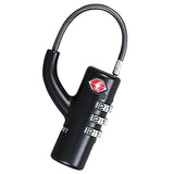Travel bag code telescopic padlock 3 password customs certification combination trunk TSA certified