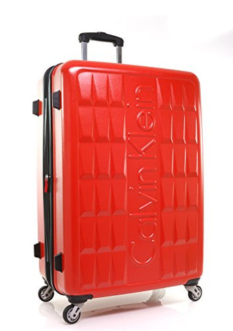 Calvin Klein Cornell 28" Hardside Spinner, Red