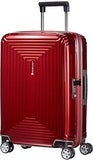Samsonite Neopulse Suitcase 4 Wheel Spinner 55cm Cabin Metallic Red
