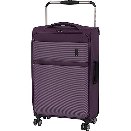 It Luggage World'S Lightest Debonair 27.8" 8 Wheel Spinner, Purple/White