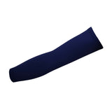 FakeFace UV Protection Sports Arm Sleeves for Outdoor Activties Bike Hiking Golf Jogging Fishing Running Riding Basketball Driving - Navy