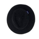 Wallaroo Hat Company Women’s Victoria Fedora Sun Hat - Black - UPF 50+