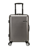 Rockland Horizon 3 Piece Polycarbonate/abs Upright Set, Silver