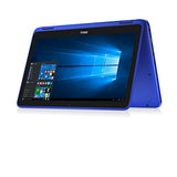 Dell I3168-0028Blu 11.6" Hd 2-In-1 Laptop (Intel Celeron, 2Gb, 32 Gb Ssd, Windows 10) - Blue