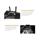 Travel Luggage Cover，Reaper Of Death Skull Flower And Reaper Of De，Washable Elastic Durable , With Concealed Zipper Suitcase Protector Fits For 18-21 Inch -S.