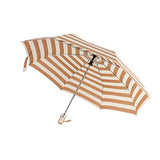 FakeFace Navy Stripes Style Compact Triple Folding Automatic Umbrella Auto Open & Close Travel