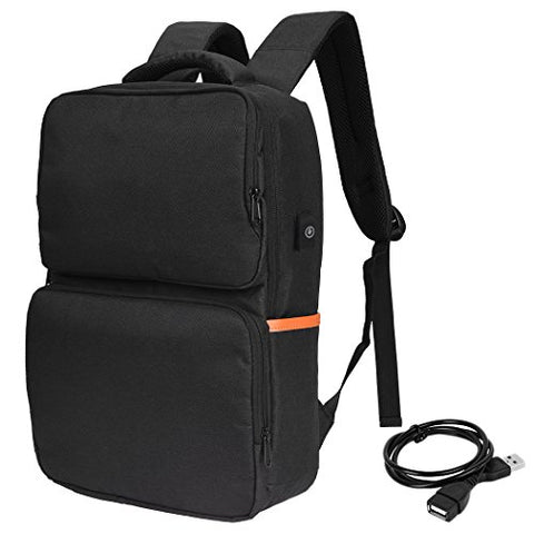 Vbiger 15.6Inch Laptop Backpack Casual School Bag Large-Capacity Travel Dayback With Usb Port