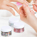 4 Pieces Round Clear Wide-mouth Leak Proof Plastic Container Jars with Lids for Travel Storage Makeup Beauty Products Face Creams Oils Salves Ointments DIY Slime Making or Others (1 oz, White)