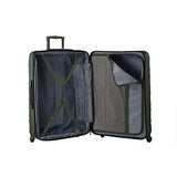 Travelers Choice Gilmore 2-Piece Expandable Hardside Luggage Set with Push-Button Handle, Green, Olive