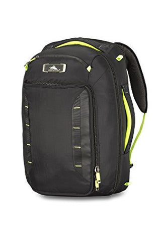 High Sierra At8 Convertible Carry-On Bag, Black/Zest,
