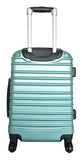 3Pc Luggage Set Hardside Rolling 4Wheel Spinner Carryon Travel Case Abs Green Mint
