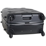 Aimee Kestenberg Women'S 24" Embossed Star Lightweight Abs 4-Wheel Upright Checked Luggage, Black