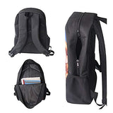 NiYoung Climbing Picnic Running Backpack Daypack Durable Polyester Anti-Theft Multipurpose Rucksack Large Capacity Bookbag, Anime Bapes Camo Shark Teeth Art