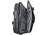 Kenneth Cole "Take The Op-Port-unity" Leather Double Gusset 15.6" Laptop Briefcase (Black)