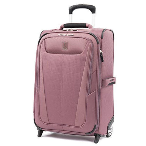 Travelpro Luggage Maxlite 5 22" Lightweight Expandable Carry-On Rollaboard Suitcase, Dusty Rose