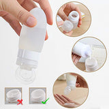 Travel Bottles, Bontip Leakproof Silicone Travel Containers with 6 Pcs TSA Approved Squeezable 3/2/1.25oz Travel Bottles & Accessories for Cosmetic Shampoo Conditioner Lotion Soap