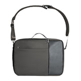 ABage Convertible Messenger Bag Daypack Travel School Laptop Backpack Briefcase Bookbag, Grey