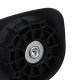 Replacment Black Luggage Swivel Repair Suitcase Parts Casters Wheels 52mm Heavy Duty with Screws