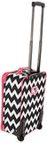 Rockland 2 Piece Expandable Luggage Set, Pink Chevron, One Size