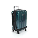 DELSEY Paris Delsey Luggage Helium Aero International Carry On Expandable Spinner Trolley 19\ (Teal)