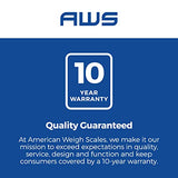 American Weigh Scales - PK Series Industrial Digital Hanging Scale, Black, 110 x 0.05lbs - PK-110
