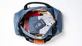Well Traveled Canvas Duffel Bag - Carry on Bag, Weekender Bag, and Overnight bag for Travel