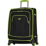 Olympia Santa Fe 3-Piece Exp. Luggage Set, Black+R Blue