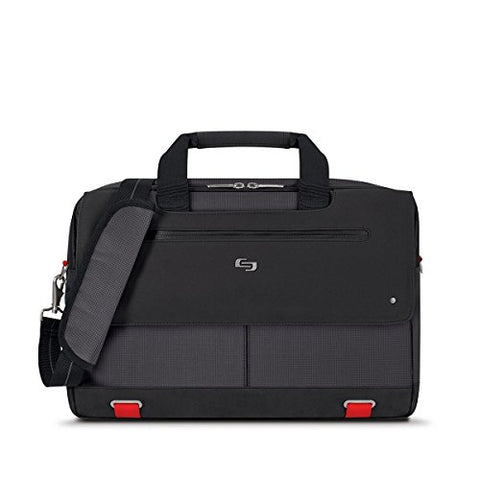 Solo 15.6 Inch Mission Briefcase with RFID Pocket, Black