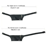 Clever Bees Lightweight Travel Money Belt Undercover Hidden Waist Stash and Passport Wallet (Grey)