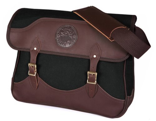 Duluth Pack Deluxe Book Bag, Black, 11 X 16 X 4-Inch