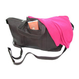 Piel Leather Medium Carry-On Satchel, Chocolate, One Size