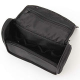 Muji Polyester Hanging Travel Case, 16 cm Width x 19 cm Depth x 6 cm Height, Black