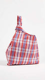 BAGGU Women's Standard Packable Bag Set of 3, Market Blue/Market Red/Red, One Size