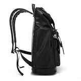 Baosha Bp-16 Pu Leather Casual Backpack College Backpack Daypack Black