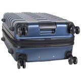 Kenneth Cole Reaction Scott's Corner 24" Lightweight Hardside Expandable 8-Wheel Spinner Checked Suitcase with TSA Lock, Navy