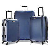 American Tourister Moonlight Hardside Expandable Luggage with Spinner Wheels, Navy, Carry-On 21-Inch