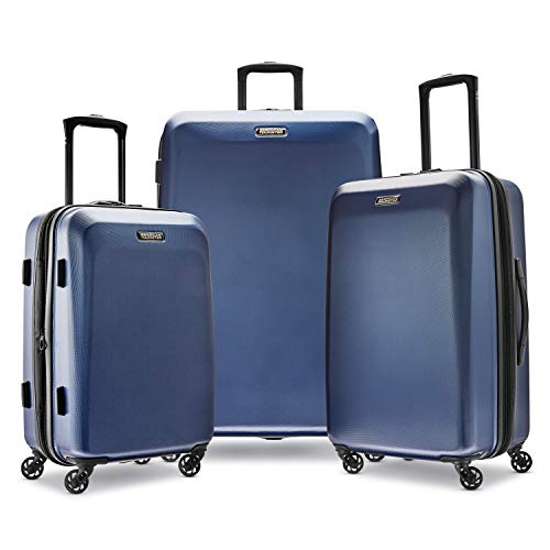 21 Inch Navy Blue Spinner Carry-on Luggage Suitcase Expandable