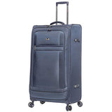 Lightweight Large Luggage Sets 2 piece - Reinforced Suitcases Set (Navy)