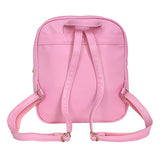 Yingtech Teens Girls Summer Candy Pu Leather Backpack Bag Plastic Heart Love Beach School Bag