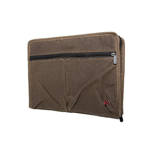Token Bags Waxed Woodlawn Portfolio, Dark Brown, One Size
