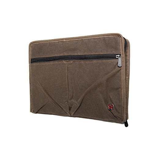 Token Bags Waxed Woodlawn Portfolio, Dark Brown, One Size